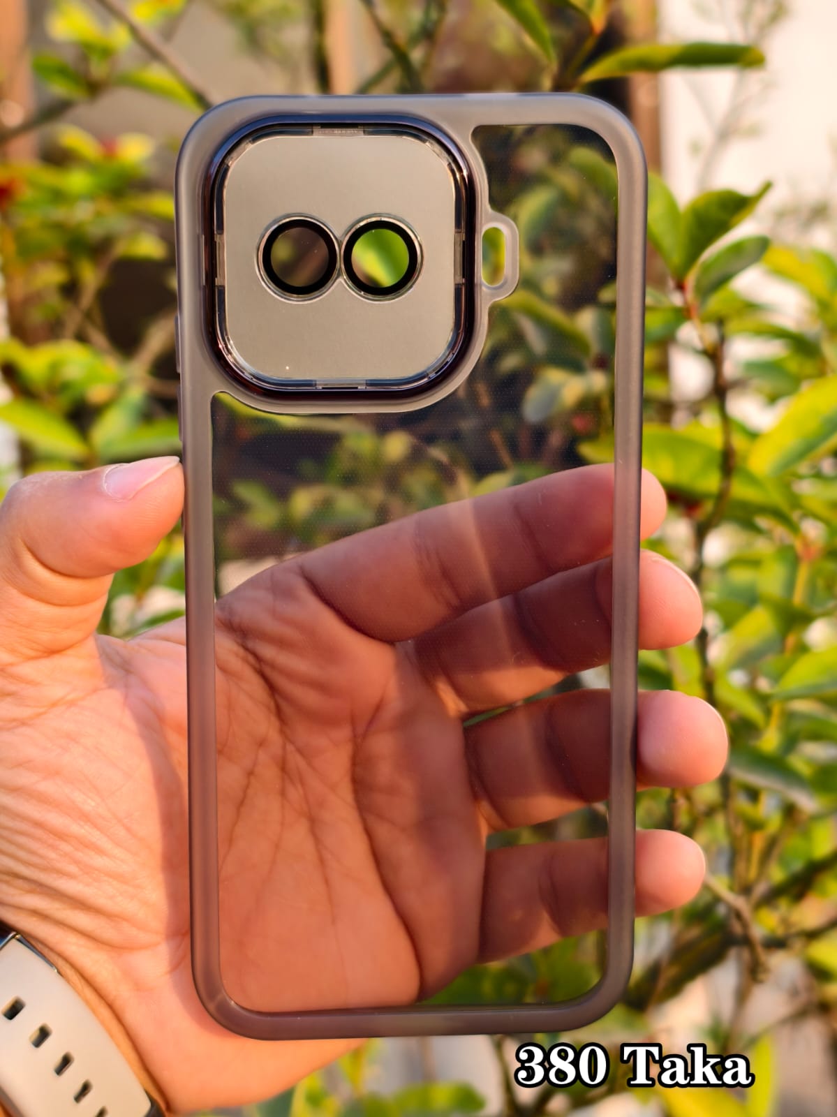 IQOO Z11 Turbo Semi Transparent Case With Camera Gard