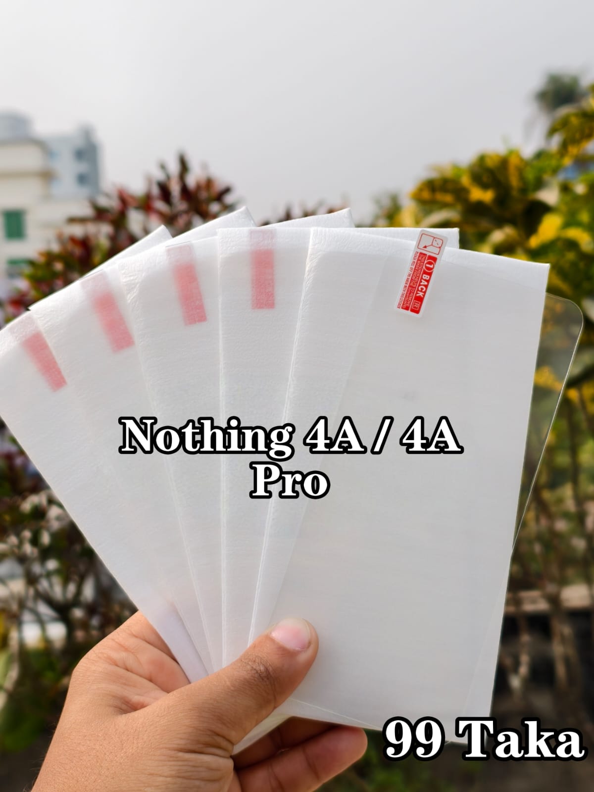 Nothing Phone 4A / 4A Pro Full Transparent Glass Screen Protector